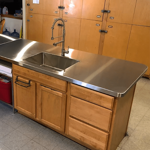 Custom Stainless Steel Kitchen