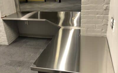 Case Study: Custom Stainless Steel Countertop for SNHU’s Parking Garage
