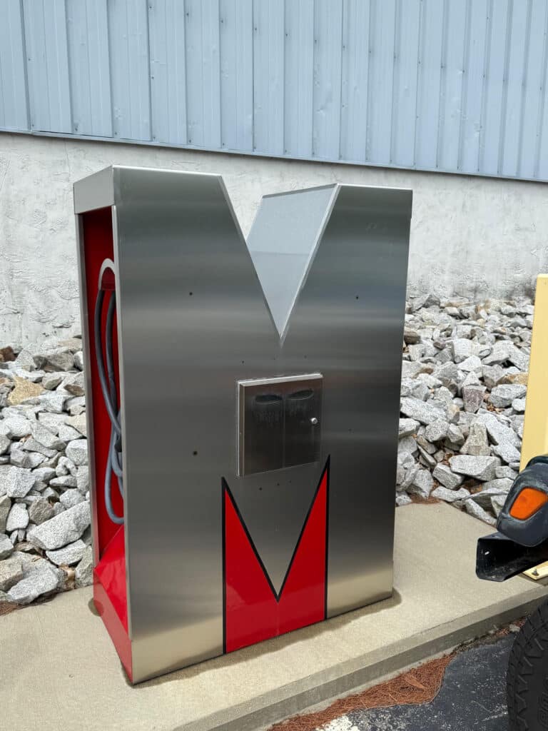 Custom EV charger housings