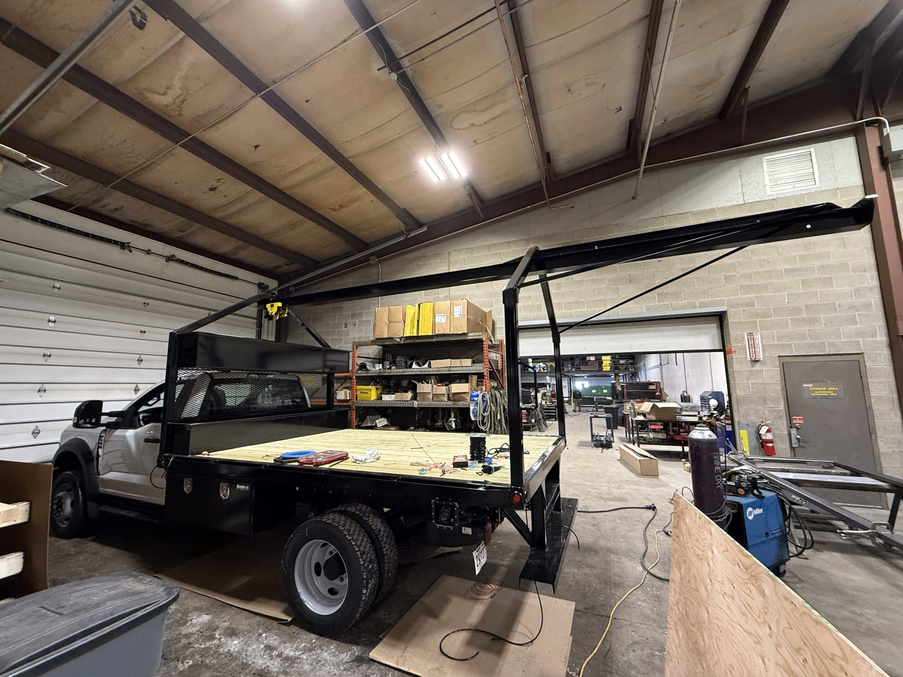 Custom Vault Trucks Built for Cemetery Work | Macy Industries