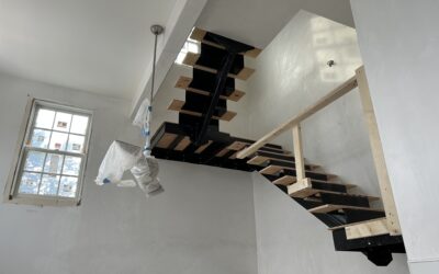 Designing and Fabricating a Steel Monostair System for a Nantucket Home